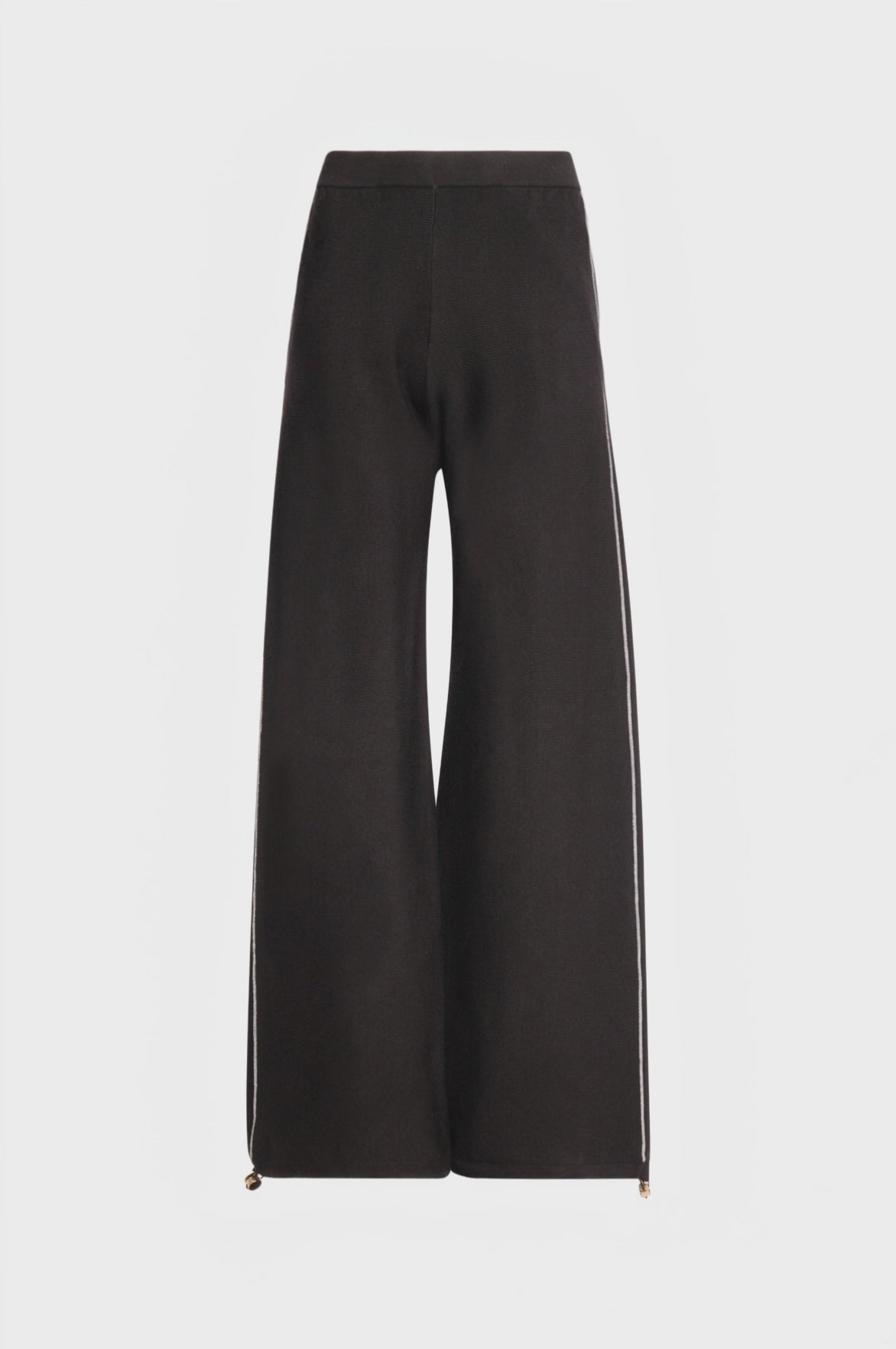 Pantalone wide a palazzo in maglia