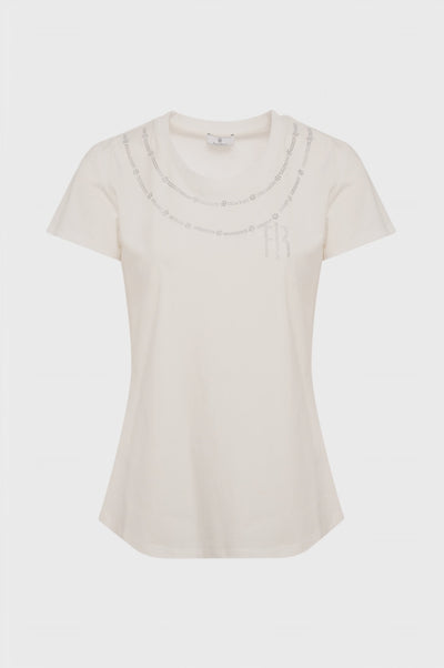 T-shirt regular in jersey di cotone stretch