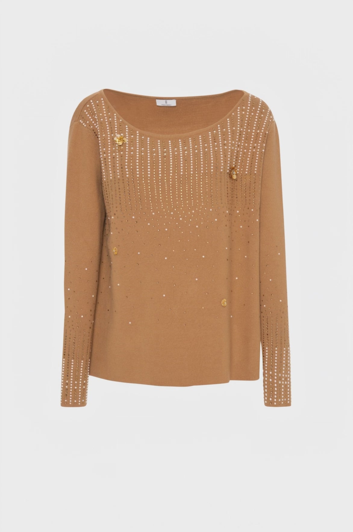 Maglia regular con applicazioni luminose
