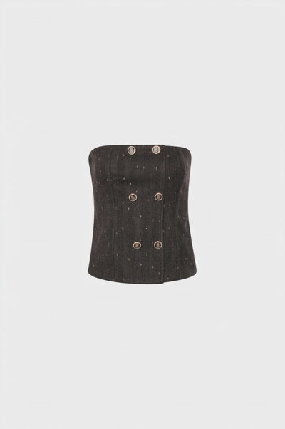 Top slim modello bustier