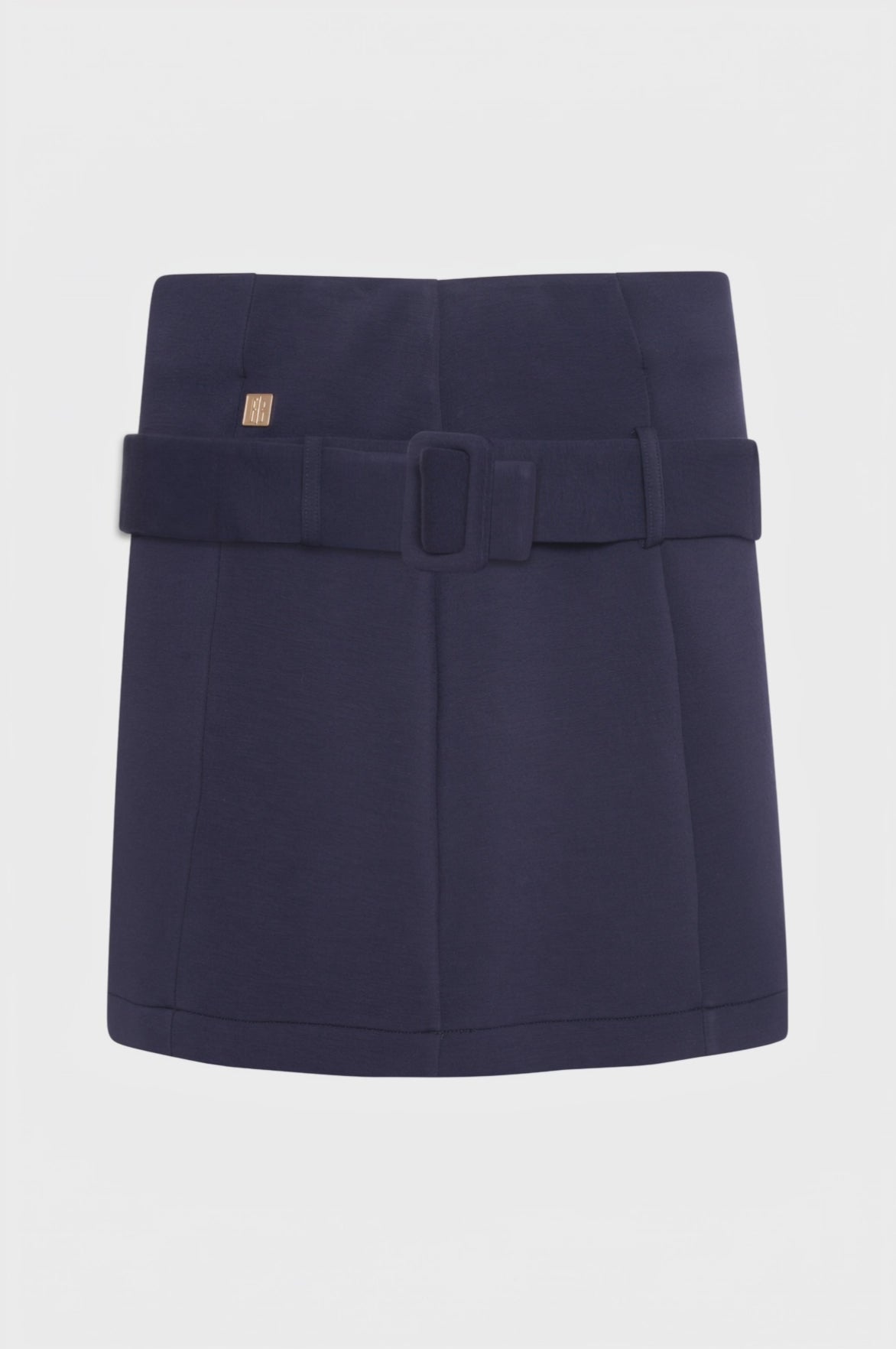 Gonna slim mini in tessuto stretch