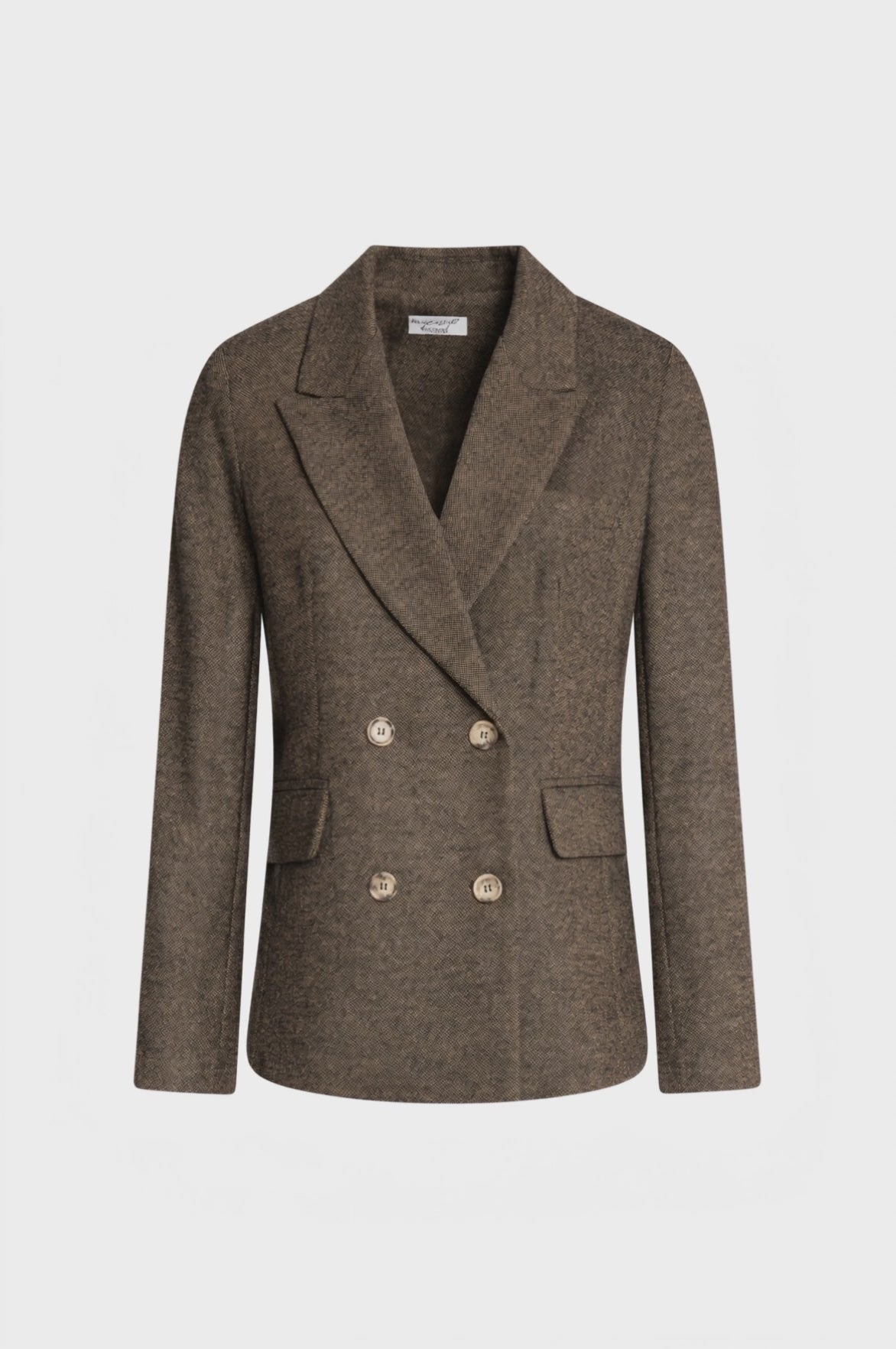 Blazer regular doppiopetto con lana