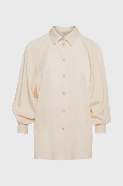 Camicia flare con viscosa