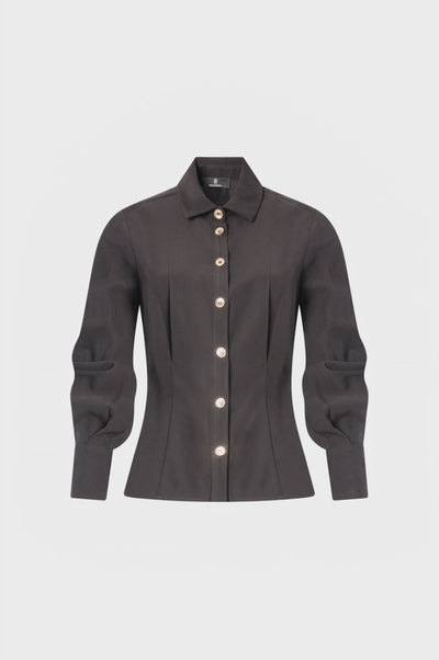 Camicia slim in viscosa