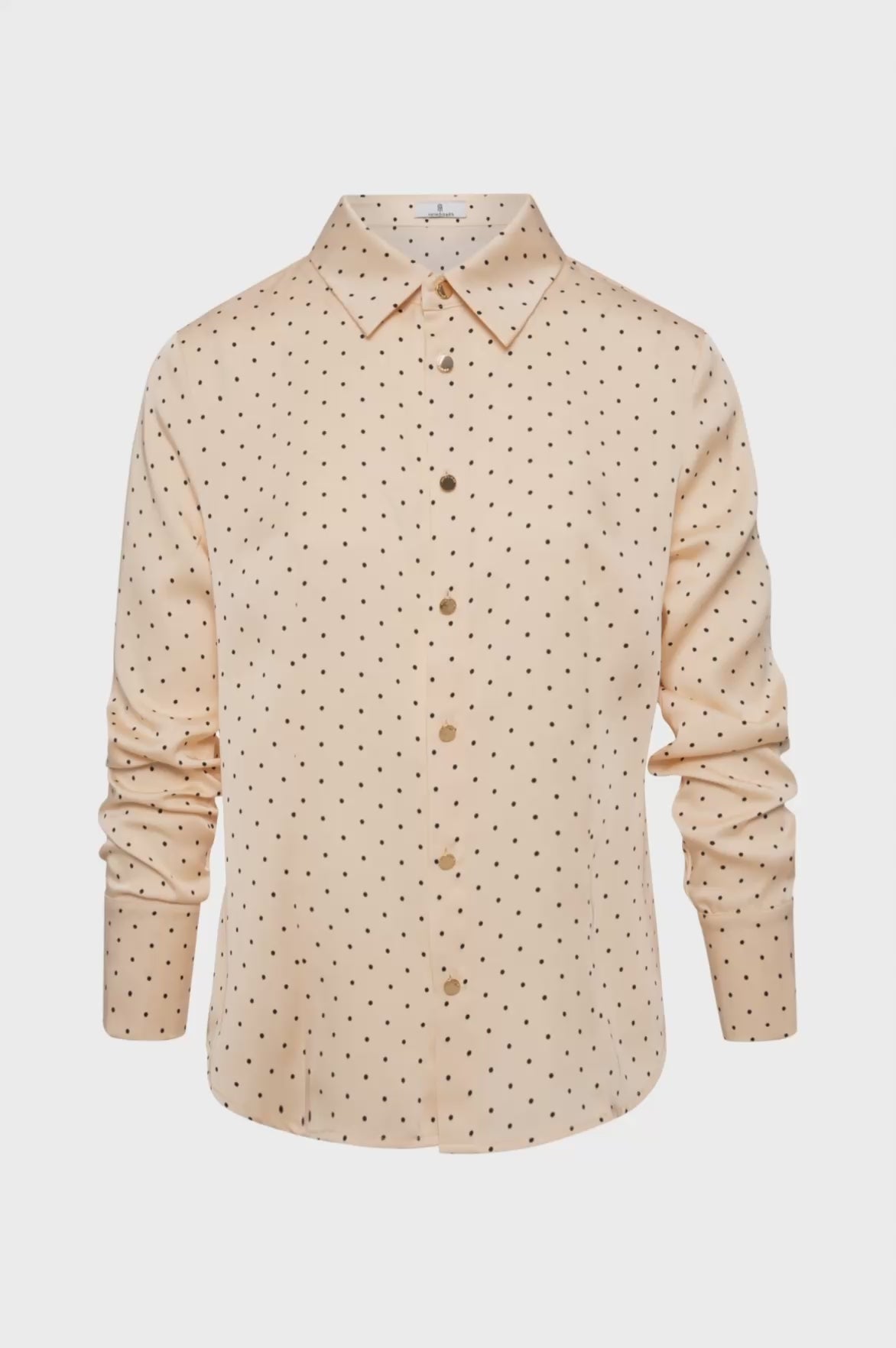 Camicia regular a pois
