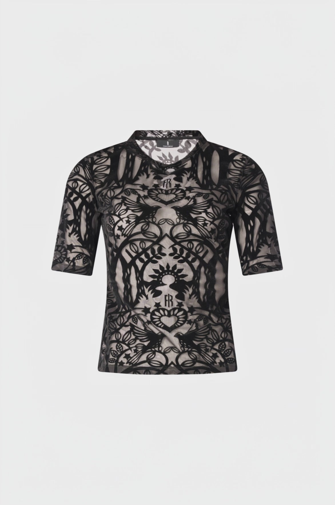 Top slim in pizzo