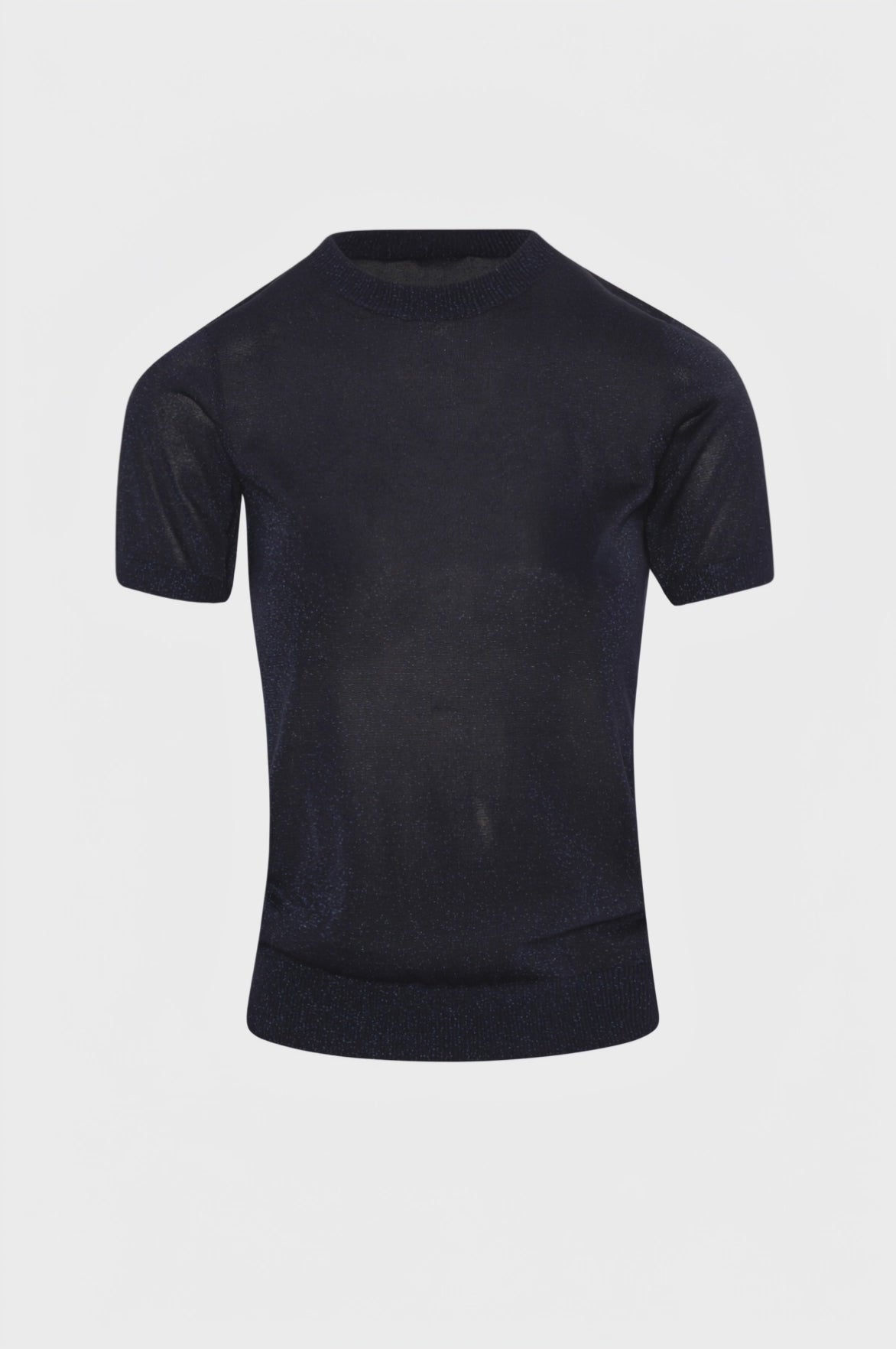 Maglia slim con lurex