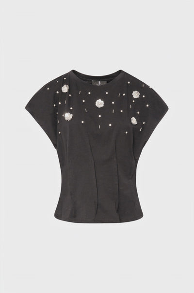 T-shirt slim in jersey di cotone