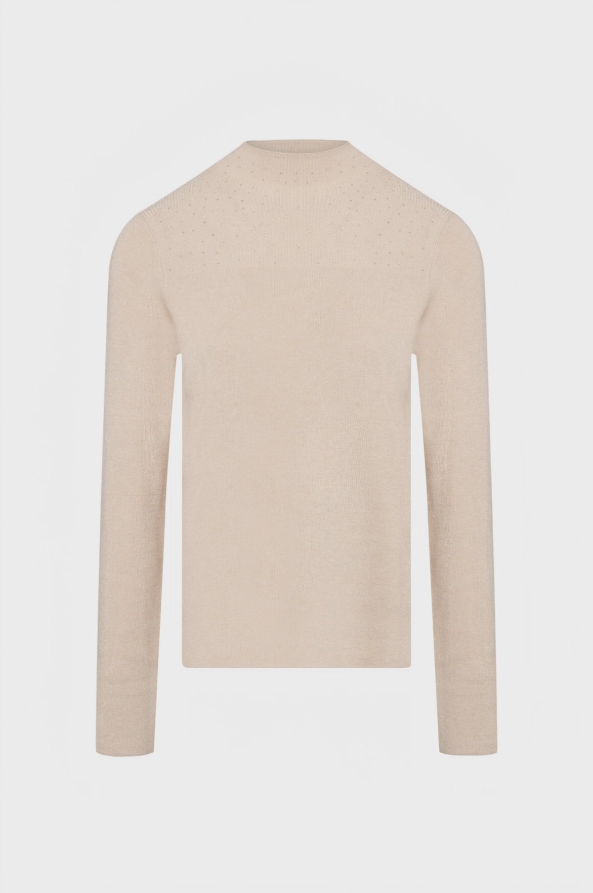 Maglia regular con lana e lurex