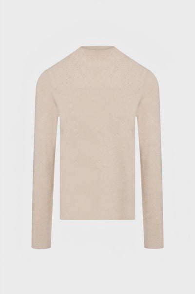Maglia regular con lana e lurex