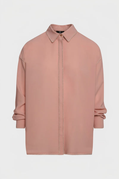 Camicia over con ricami