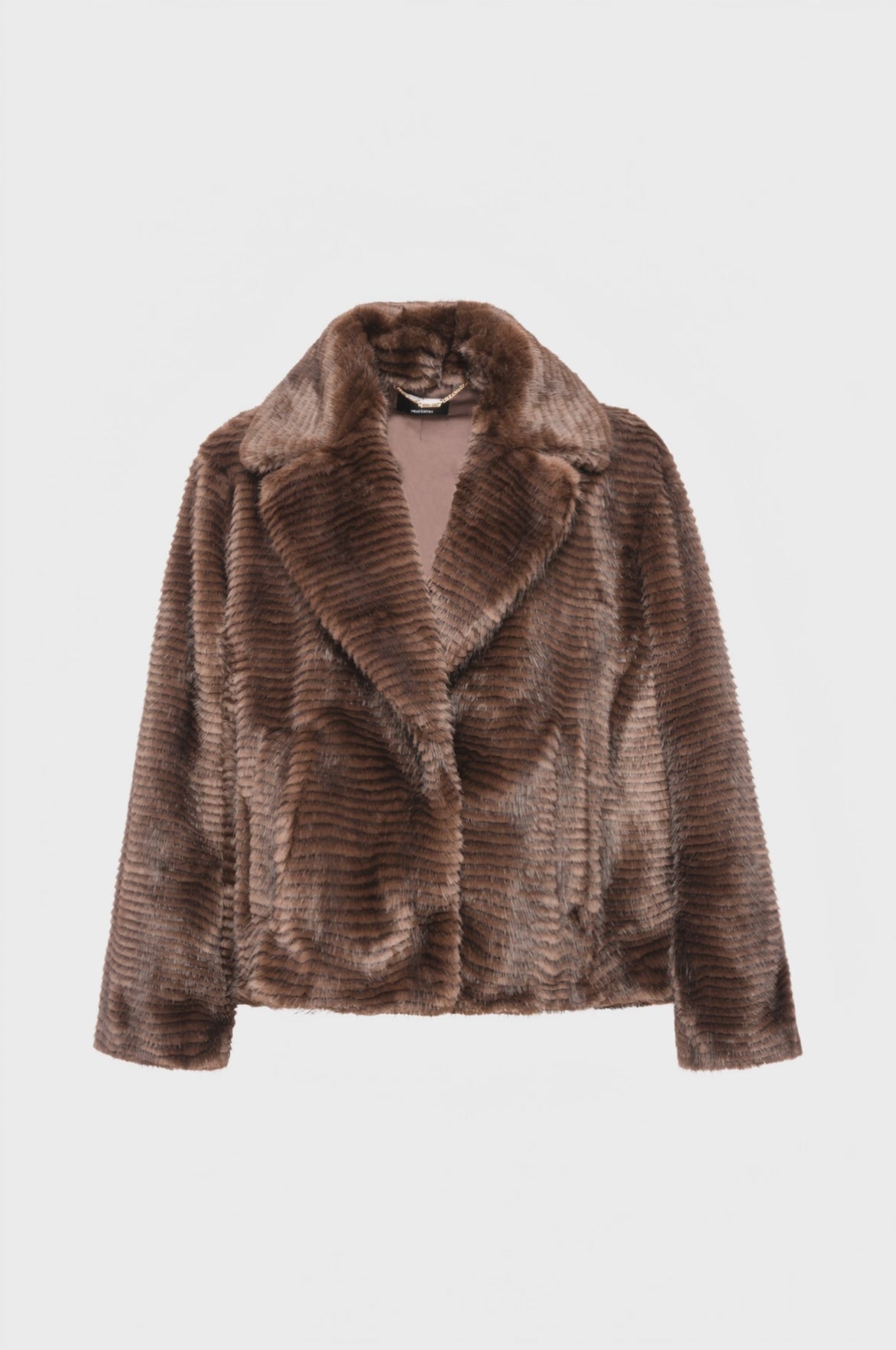 Giacca regular in finta pelliccia