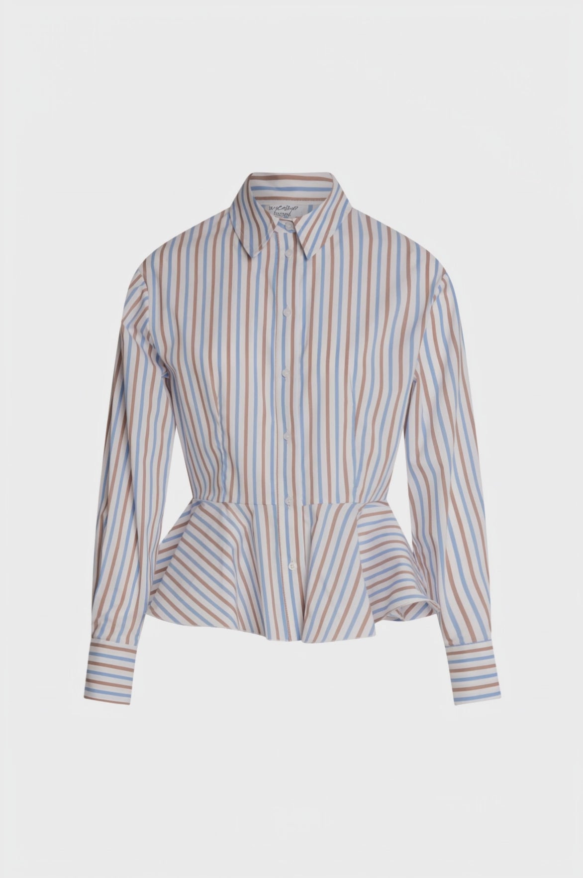 Camicia regular a righe multicolor