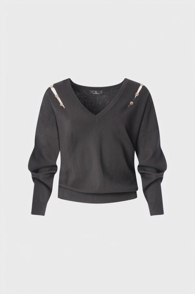 Maglia regular con scollo a V