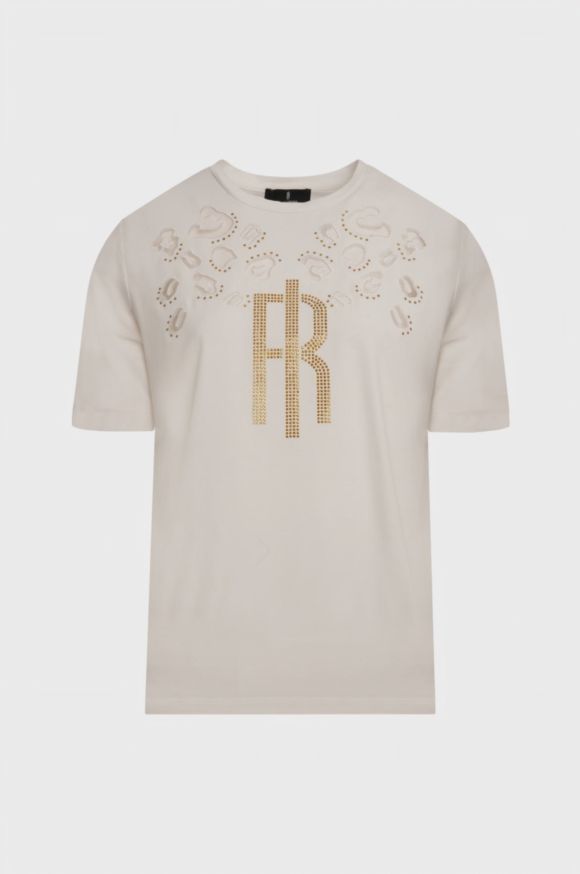 T-shirt regular in jersey di cotone stretch
