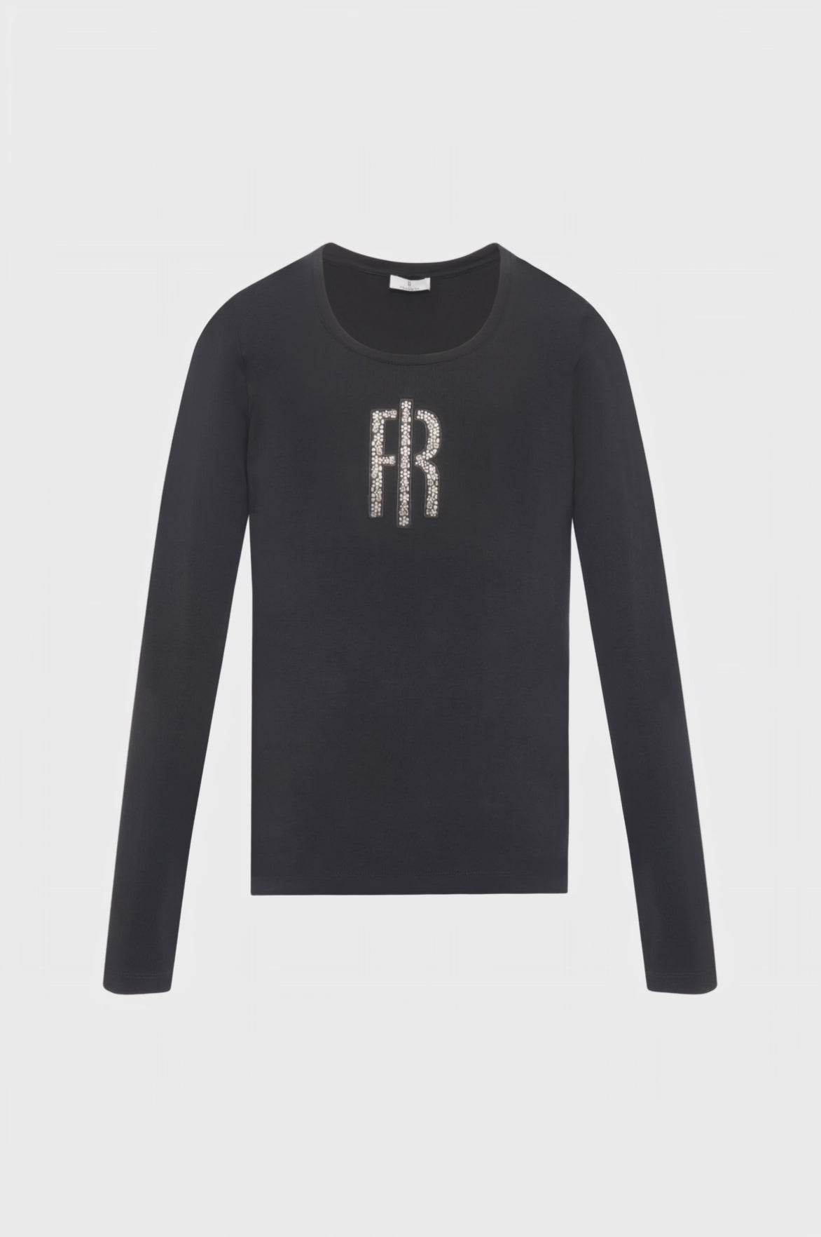 T-shirt regular in jersey di cotone stretch