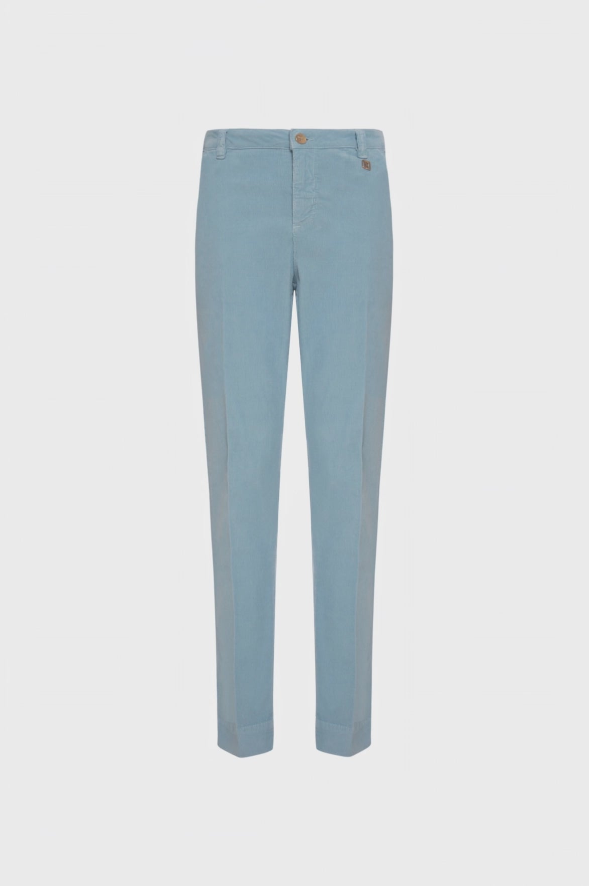 Pantalone slim in velluto 1000 righe
