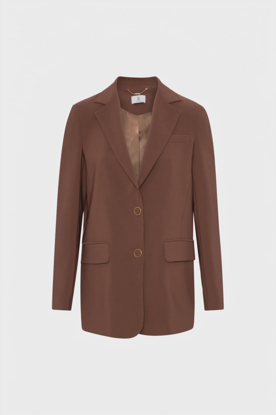 Blazer over lungo monopetto