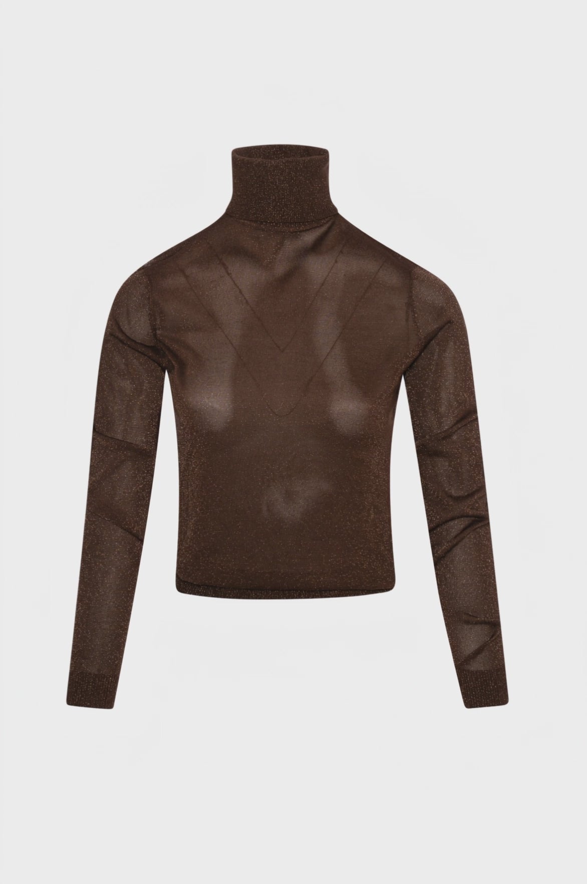 Maglia slim con lurex