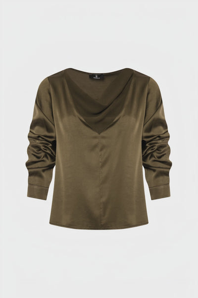Blusa regular in viscosa