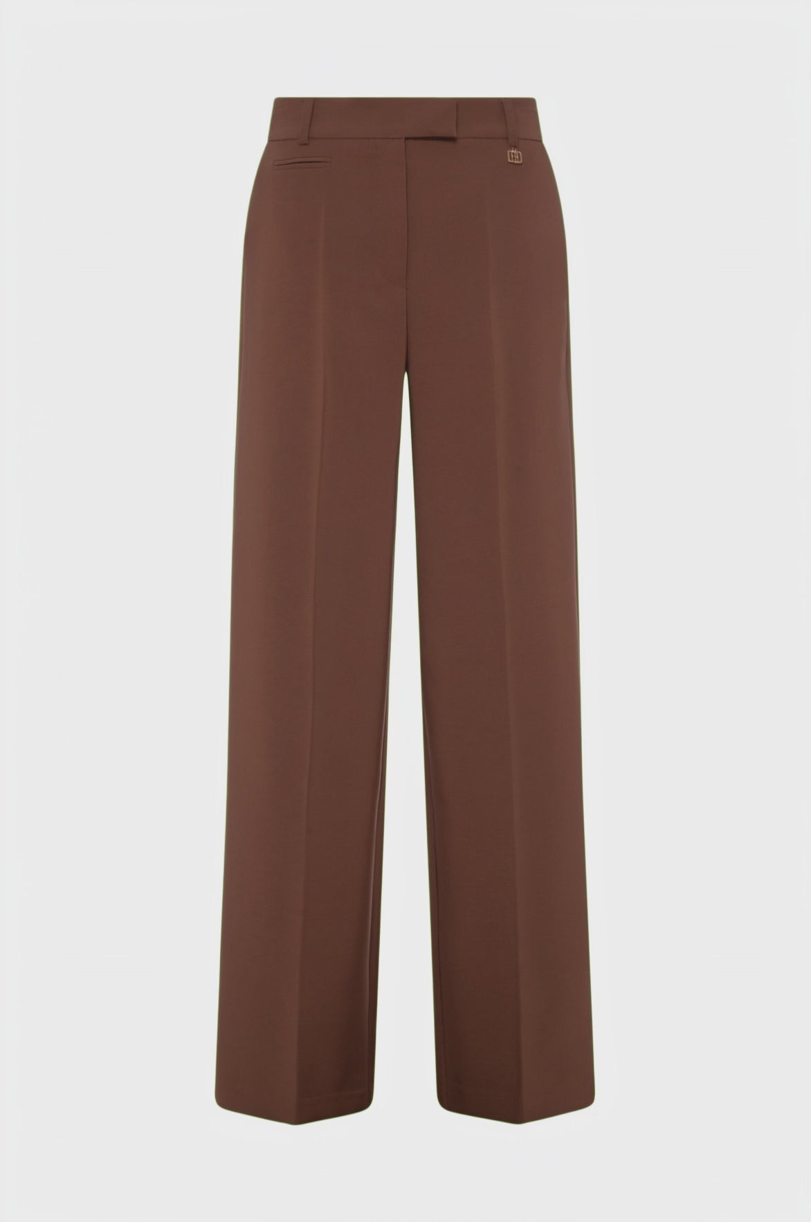 Pantalone flare con vita regolare
