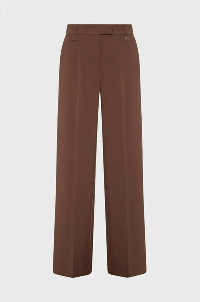 Pantalone flare con vita regolare