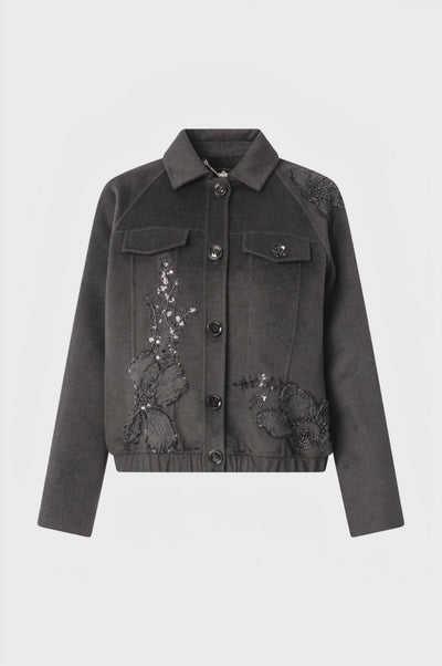 Cappotto regular corto con lana