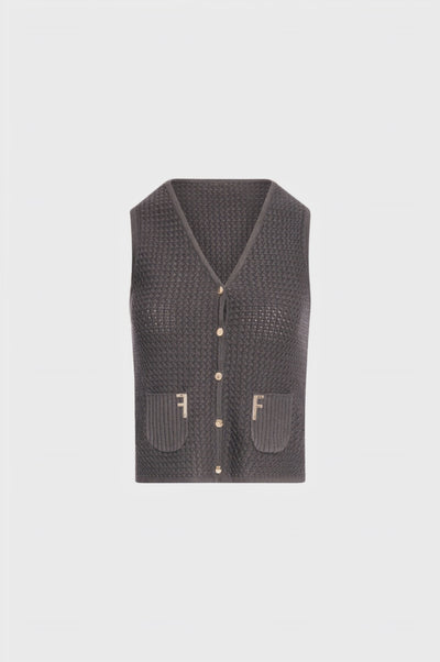 Gilet regular in maglia