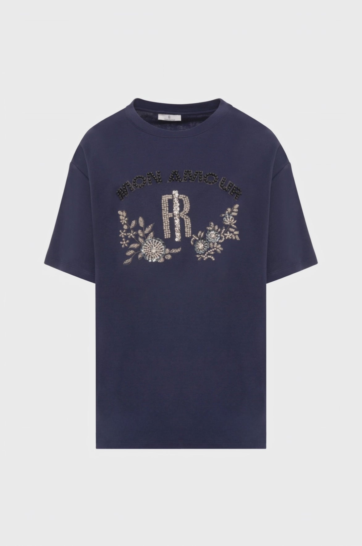 T-shirt over in jersey di cotone