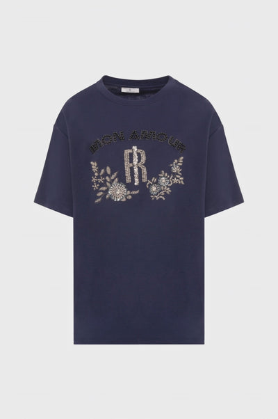 T-shirt over in jersey di cotone