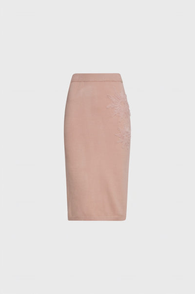 Gonna slim midi in maglia