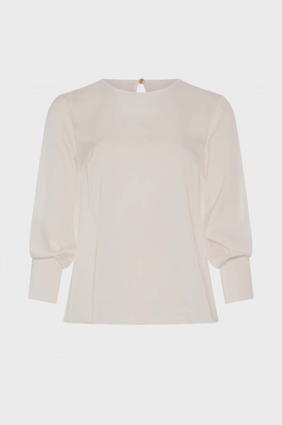Blusa flare girocollo