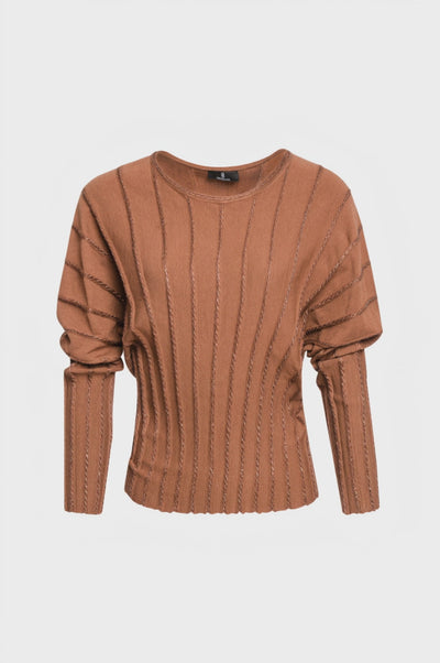 Maglia regular con lurex