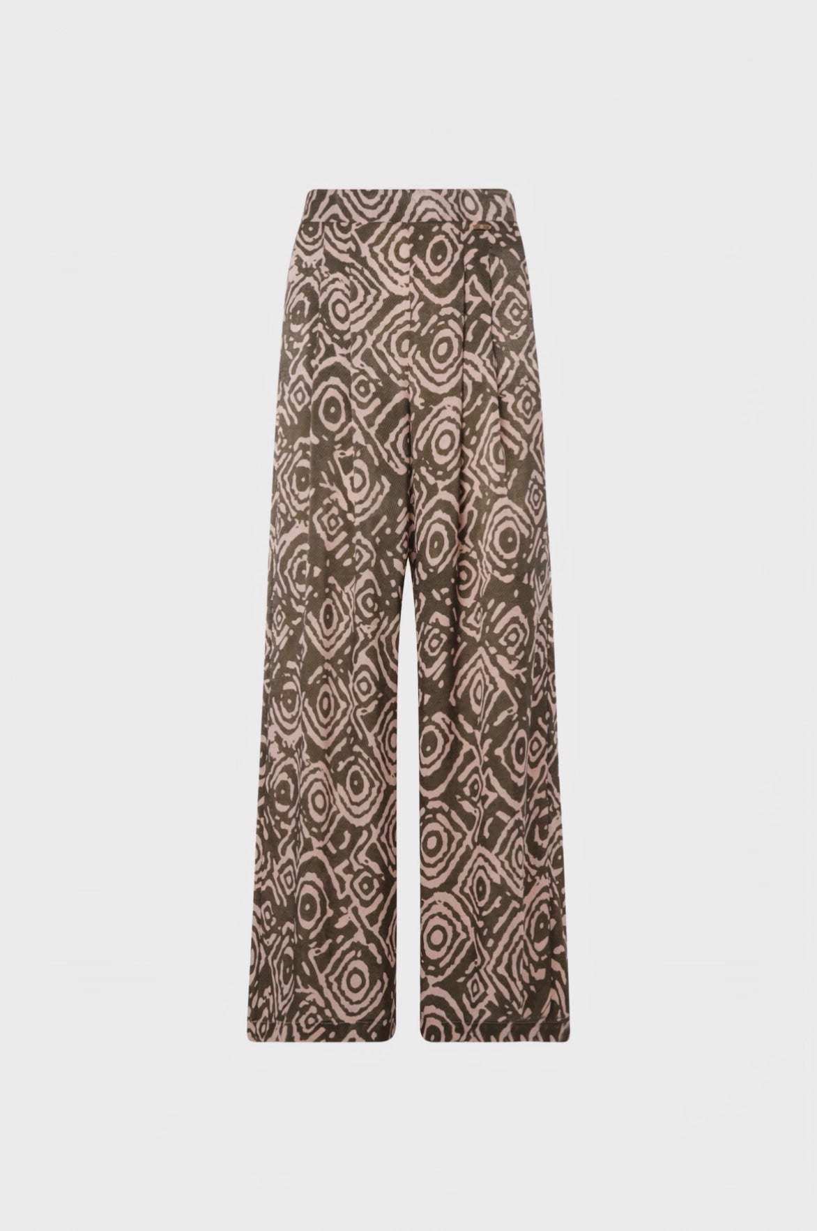 Pantalone wide a palazzo in fantasia geometrica