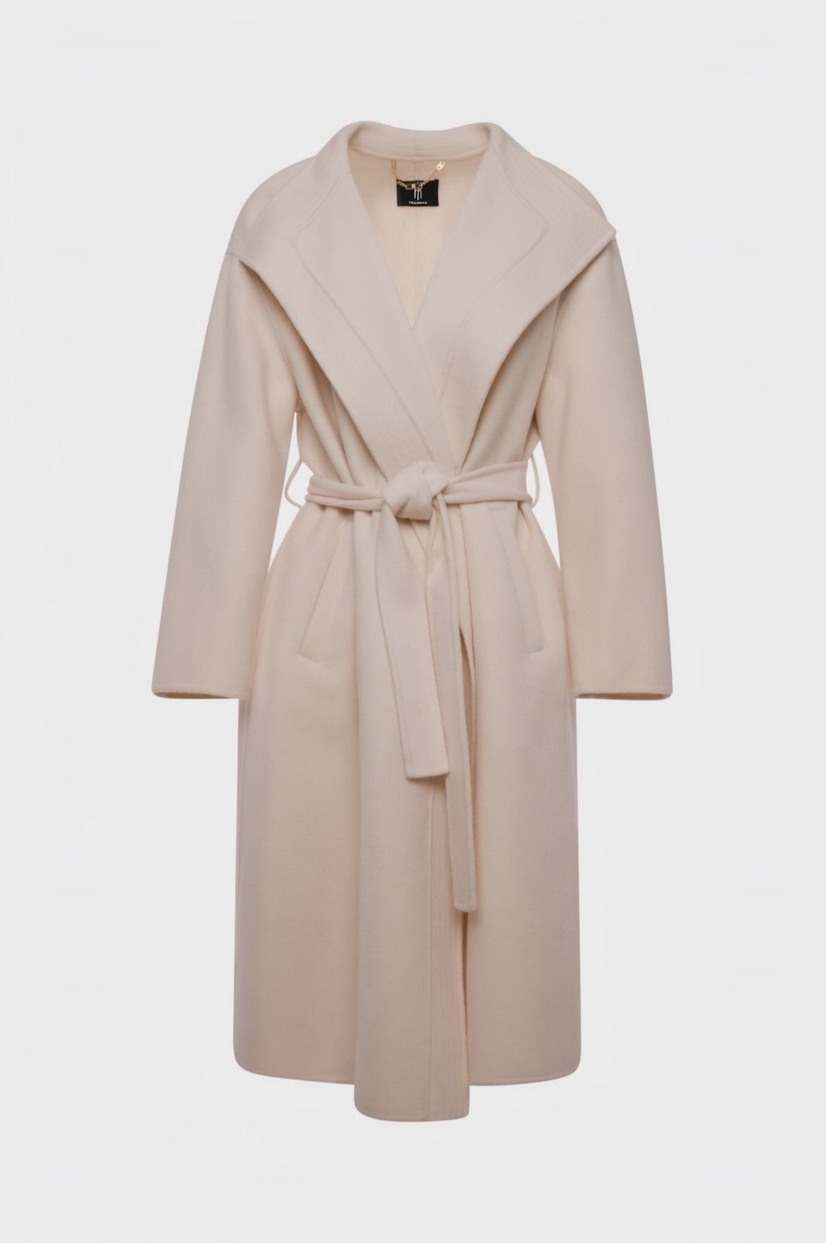 Cappotto regular lungo in lana