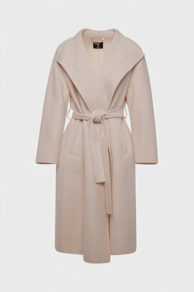 Cappotto regular lungo in lana