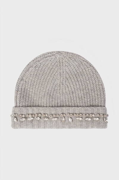 Cappello con lana e con pietre luminose