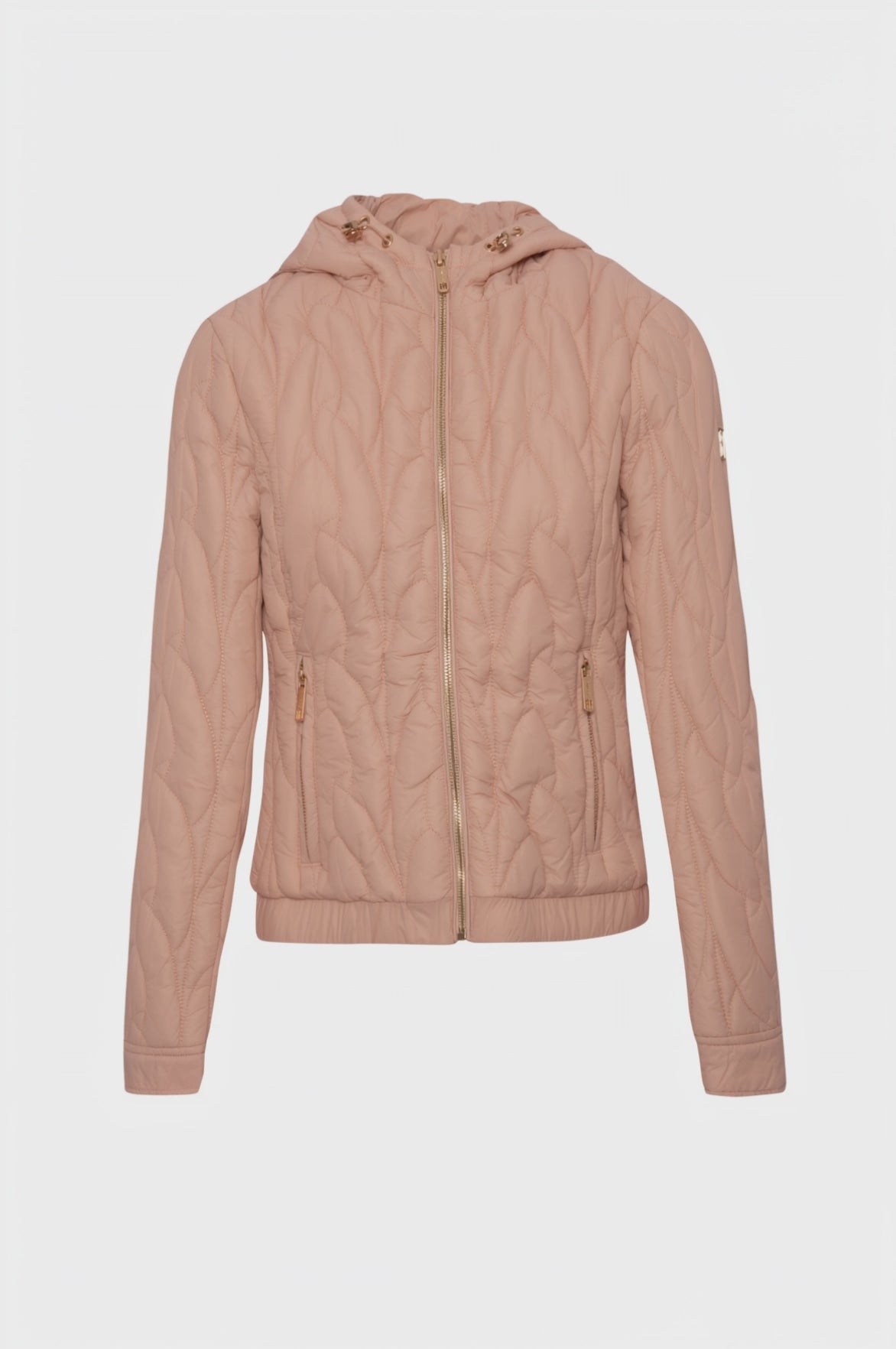 Piumino regular in nylon con cappuccio