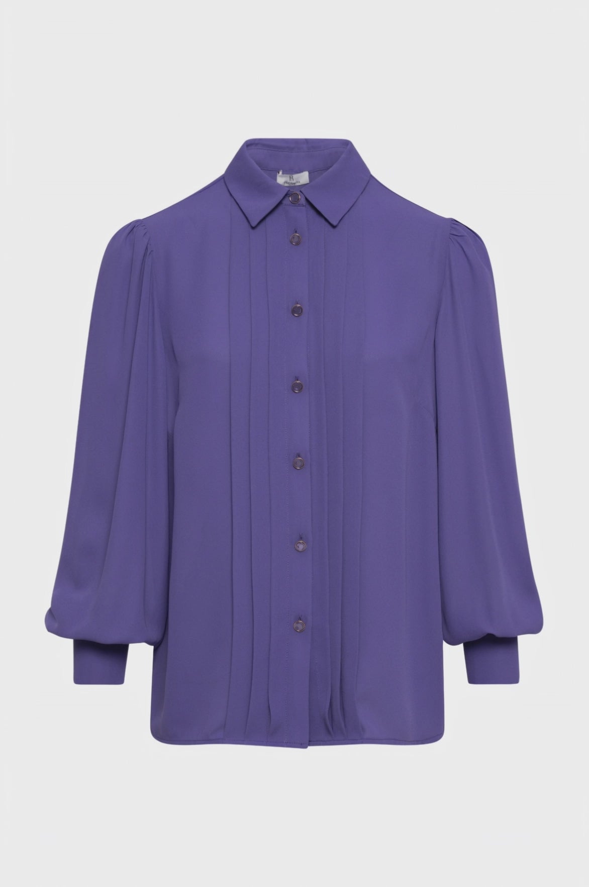 Camicia regular in georgette