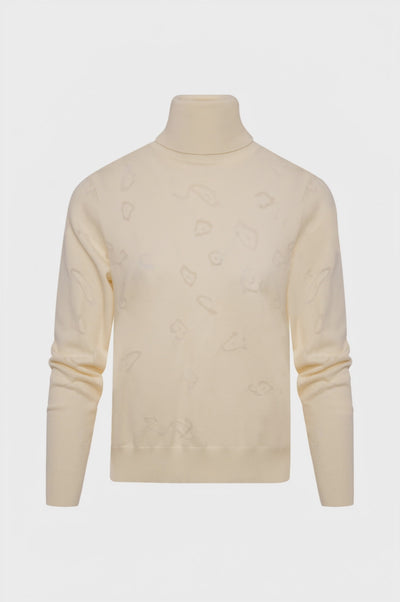 Maglia regular in fantasia animalier