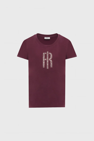 T-shirt slim in jersey di cotone stretch