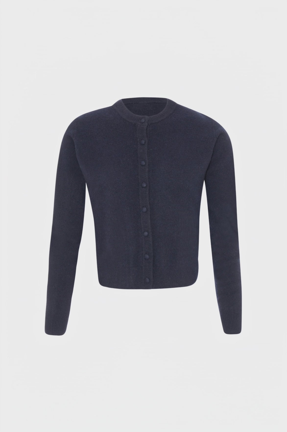 Cardigan regular in lana