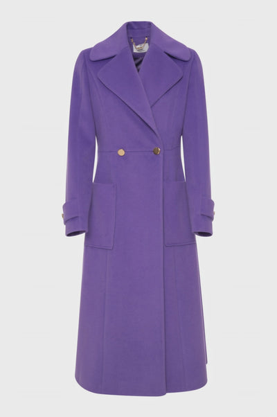 Cappotto regular lungo in panno