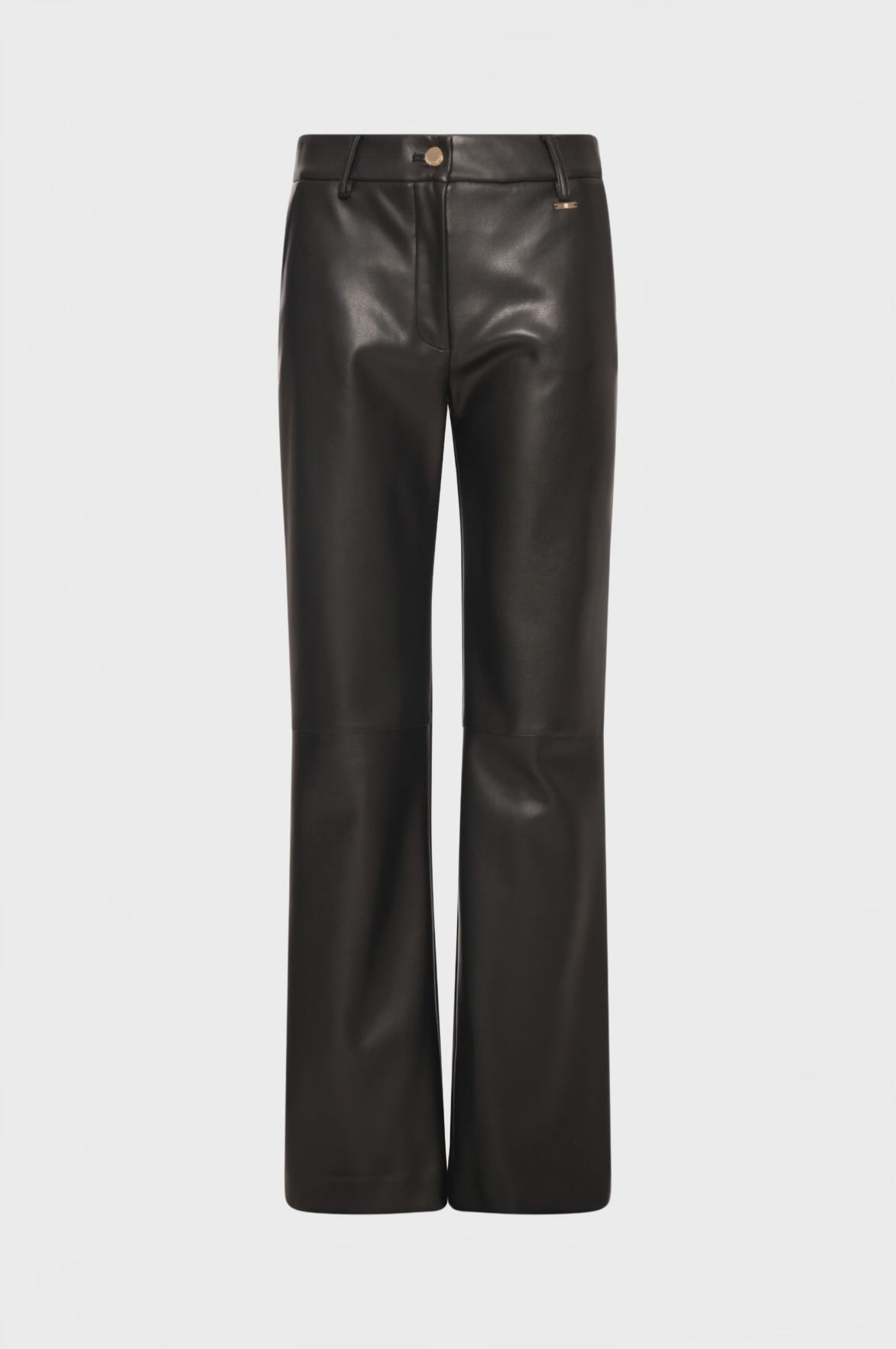 Pantalone regular in finta pelle