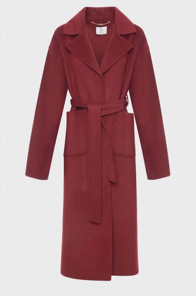 Cappotto regular lungo con lana