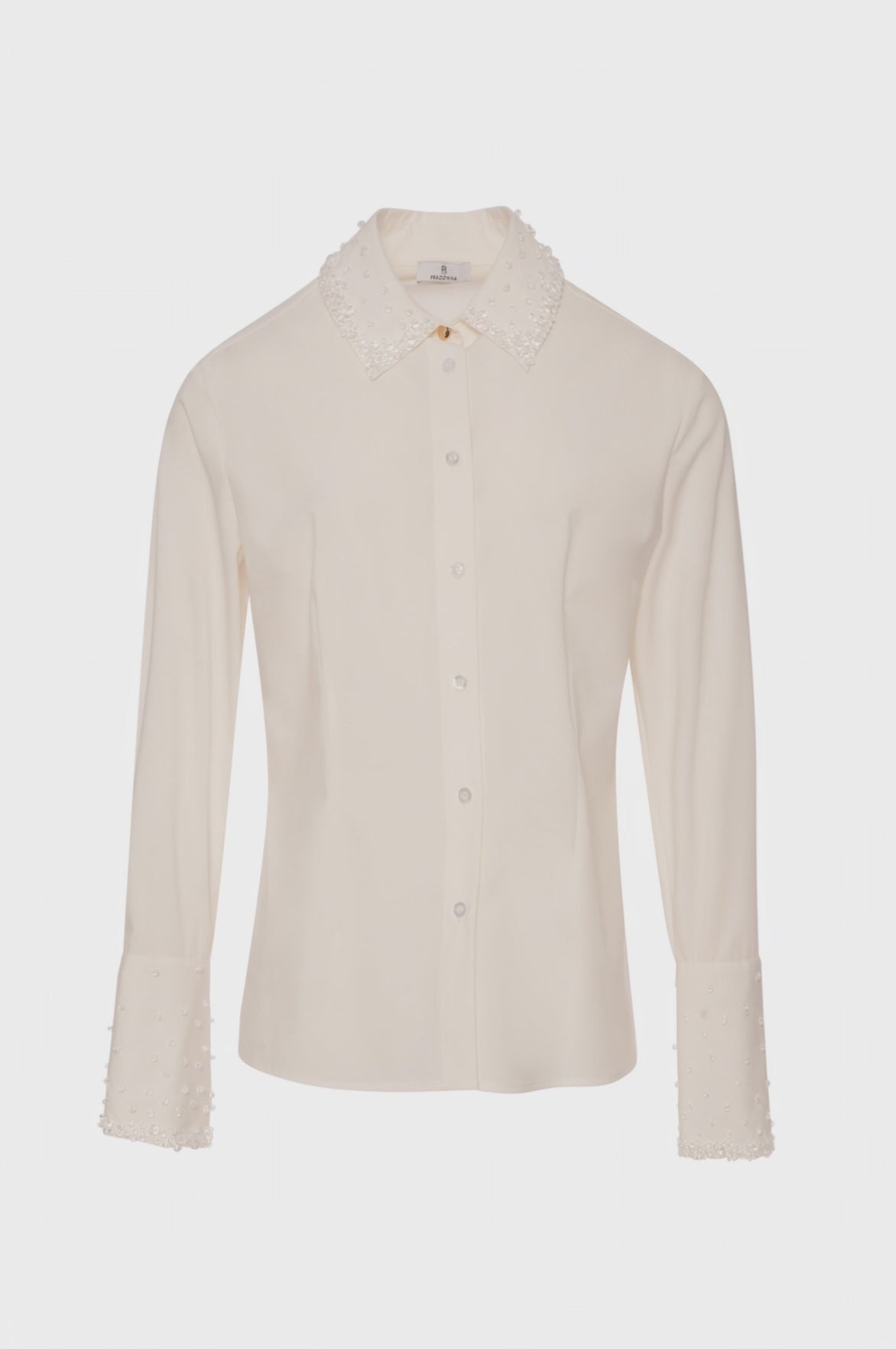Camicia slim con applicazioni luminose