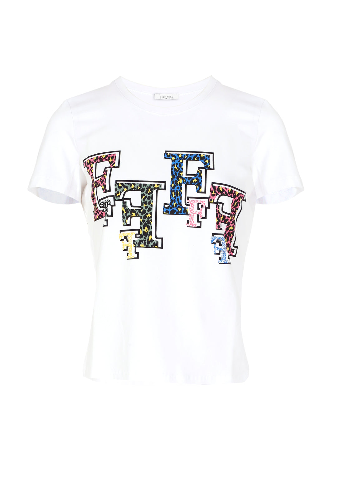 F-Spot Print T-Shirt FI23ST3002J40102 FRACOMINA