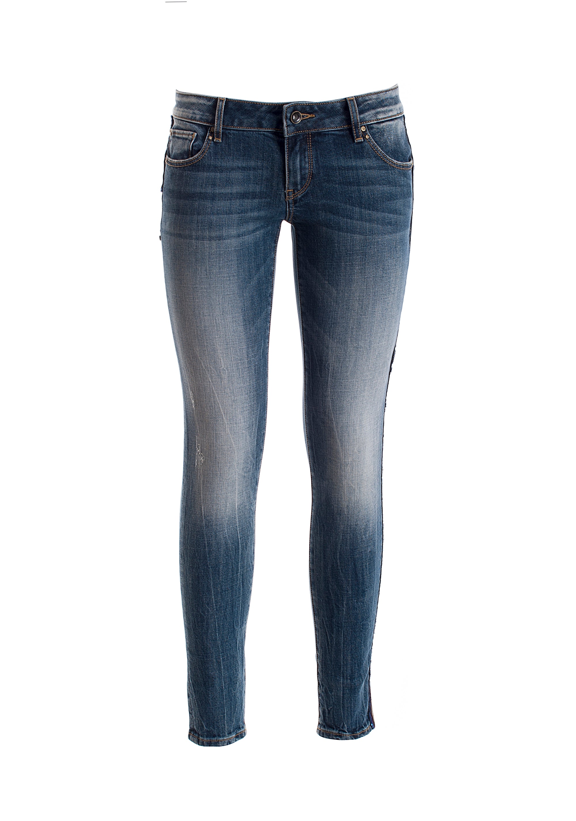 Jeans skinny effetto push up in denim stretch