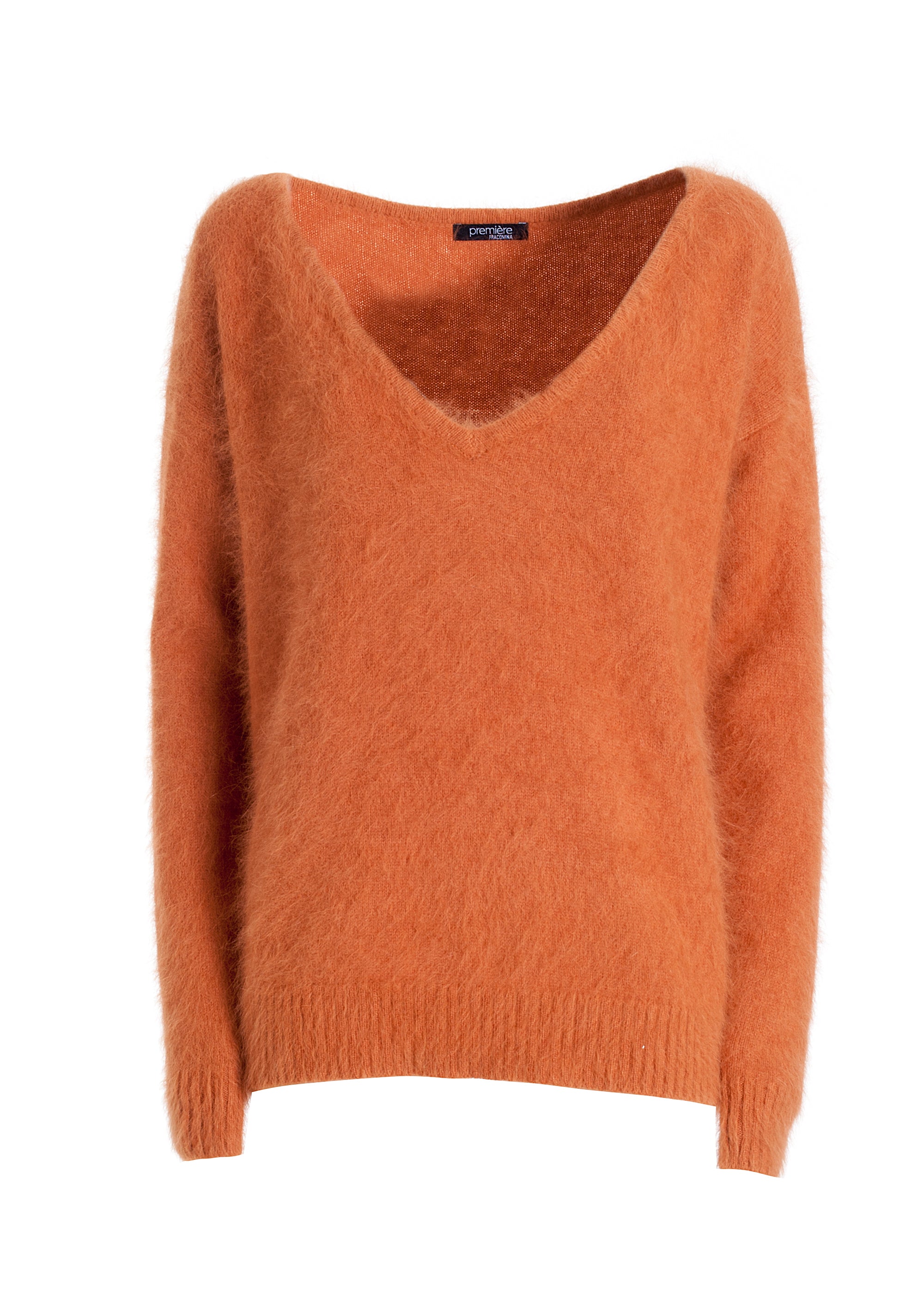 Maglia ampia con angora