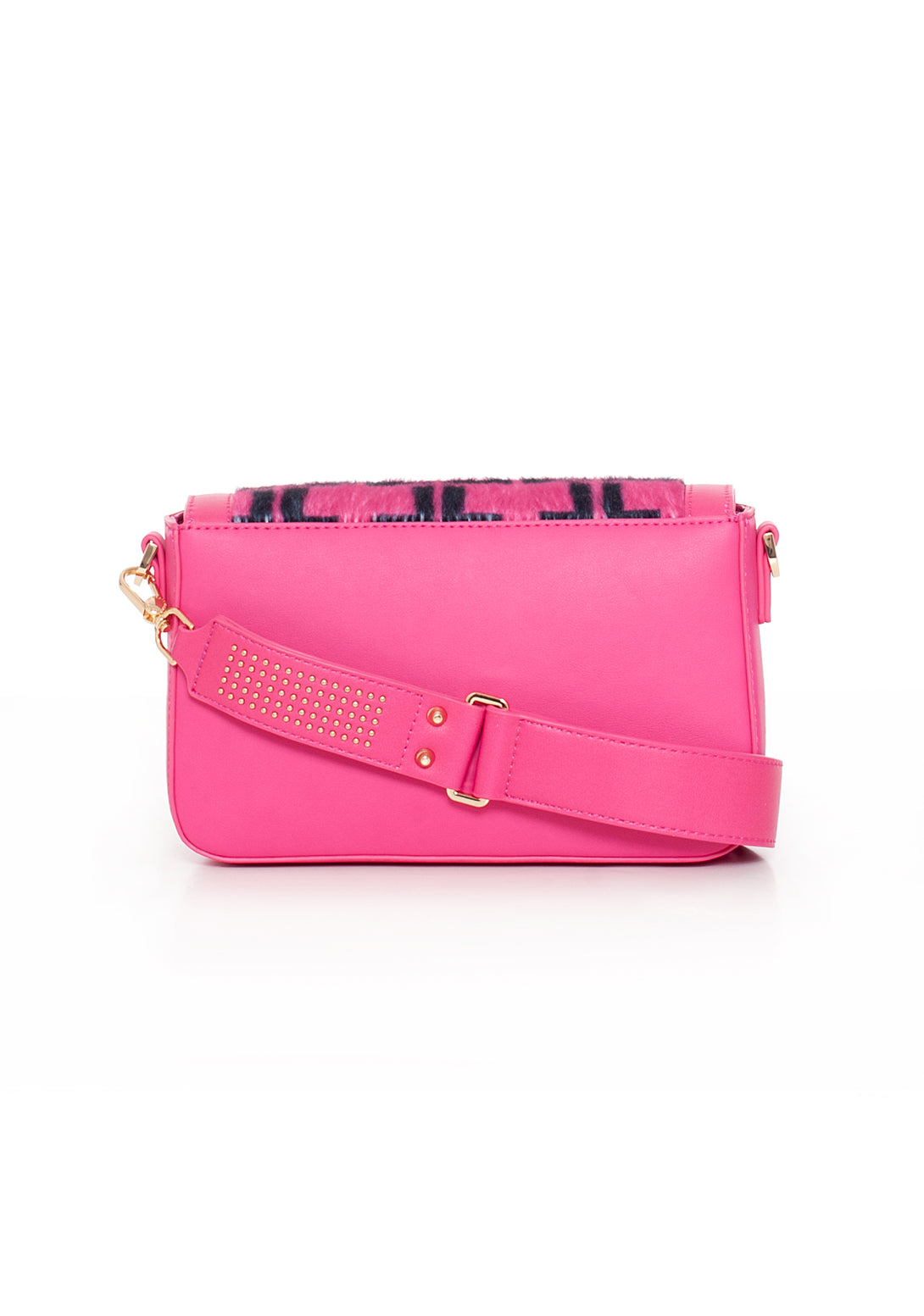 Borsa baguette in eco pelle ed inserto logato-FRACOMINA-FA22WB3008P41301-148-TU-TU